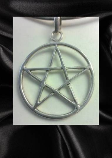 Silver Pentagram Pendant image 0